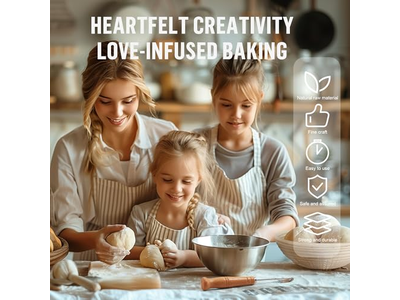 Kit Iniziale per Lievito Madre in Rattan Rotondo per Cestino per Lievitazione del Pane