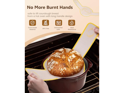 Cestino Banneton con Raschietto in Plastica Fatto a Mano Forme Multiple Colore Naturale