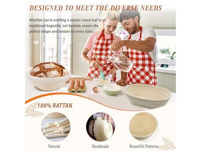 Cestini in Plastica per Lievitazione dell'Impasto Cestino per Pane Intrecciato Ovale