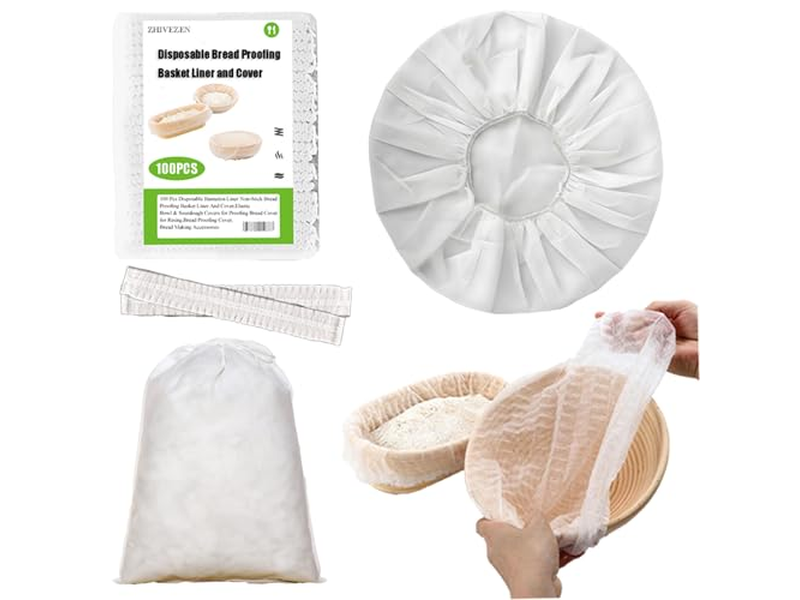 Cestino per Lievitazione Lame 13Cm Banneton con Fodere Ovale Rettangolare da 9 Pollici