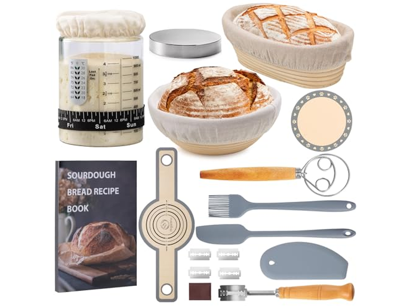 Lievitazione del Lievito Madre senza Cestino Pane un Regalo per Decorazione di Torte