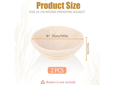 Accessori per Banneton in Rattan Cestino per Pane in Plastica e Silicone