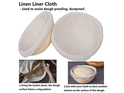 Cestini per Lievitazione in Vimini Francese Vietnam Rattan per Lievito Madre