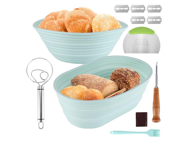 Couche in Lino per Panettieri Pesanti per Cestini di Lievitazione da 4 Pollici