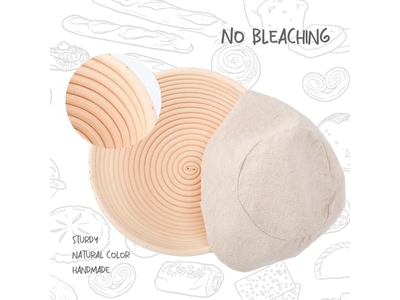 Fodera Banneton di Alta Qualità per Pane Artigianale Crea il Tuo Miglior Lievito Madre