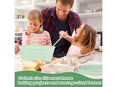 Grande Cestino Ovale Ciotola per Mescolare Pane Piccola in Legno per Lievitazione del Lievito Madre