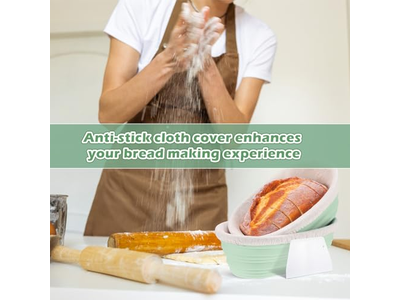 Grande Cestino Ovale Ciotola per Mescolare Pane Piccola in Legno per Lievitazione del Lievito Madre