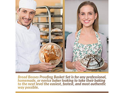 Cestini per Pane Banneton da 14 Pollici per Pulizia Fatta in Casa