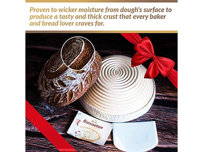 Cestini per Pane Banneton da 14 Pollici per Pulizia Fatta in Casa