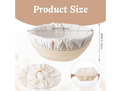 Cestini in Plastica per Lievitazione dell'Impasto Cestino per Pane a Lievito Madre