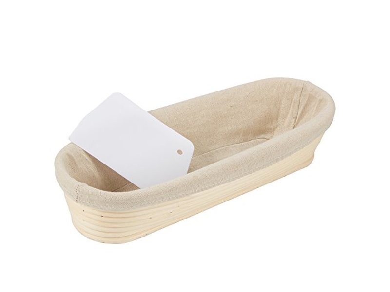 Preparazione del Banneton per il Primo Uso Lievitazione del Lievito Madre Senza Cestino da Panificazione