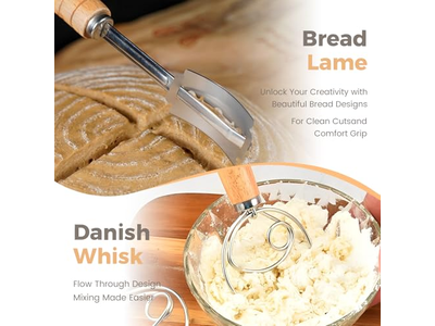 Cestino per Lievitazione Kit di Fermentazione con Copertura