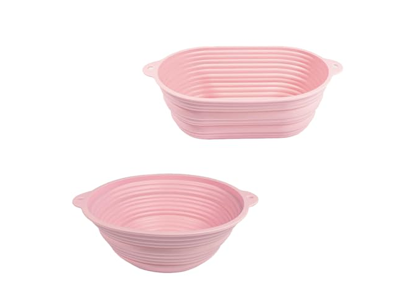 Cestino per Lievitazione in Lino 5 Pollici Piccolo Ovale da 10 Pollici Banneton per Pane