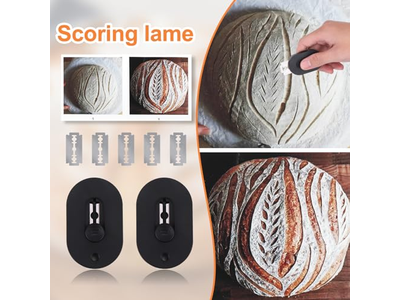 Set di Cestini per Lievitazione in Plastica e Rattan per Pane Contenitore Iniziale per Fermentazione Blu