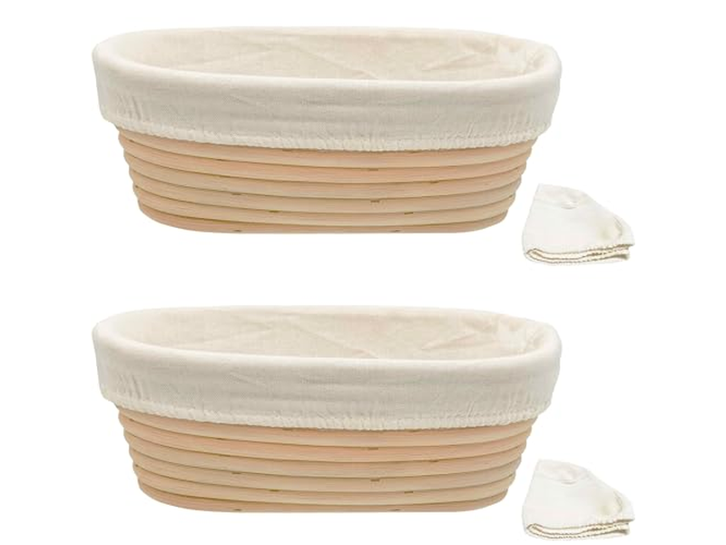 Set di Cestini per Lievitazione per Panettieri Casalinghi Pane al Lievito Madre Vendita all'Ingrosso