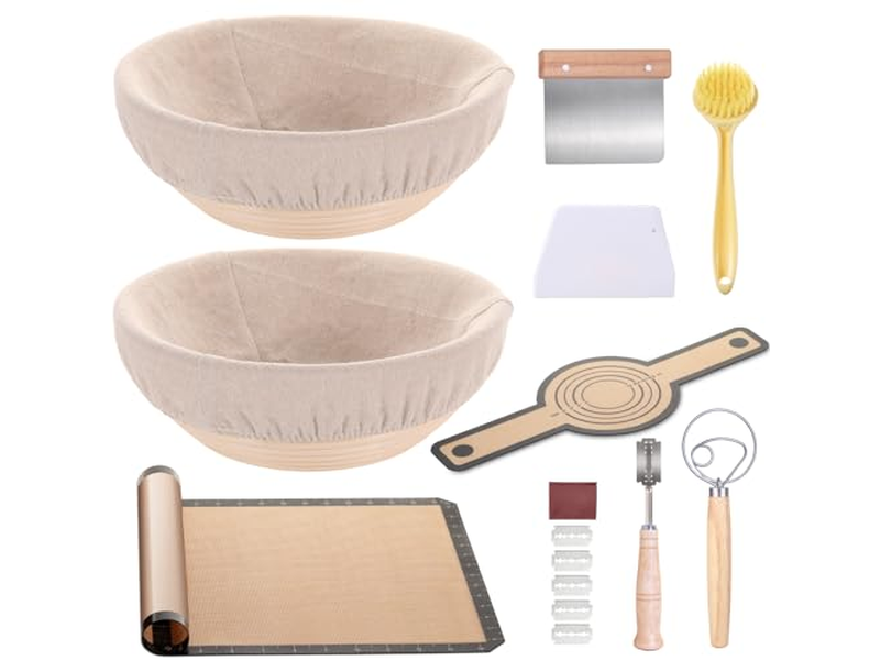 Ciotola per Lievitazione Cestino Banneton a Forma di Cuore Pagnotta Rotonda Fatta in Casa