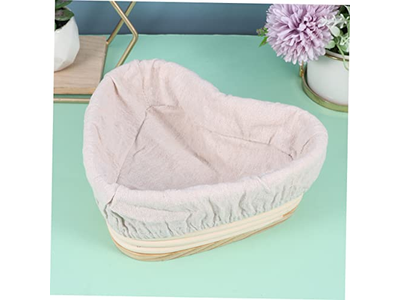 Cestino per Impasto di Pane in Rattan Rettangolare Banneton Legno Compresso