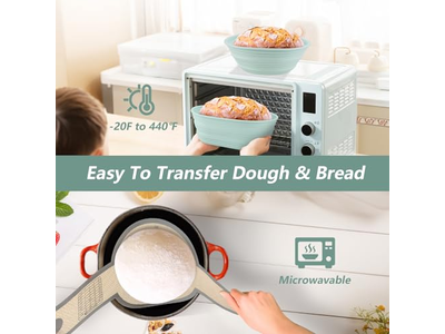 Cestino per Lievitazione ad Anello con Vari Disegni Kit Ecologico da 15 Pollici